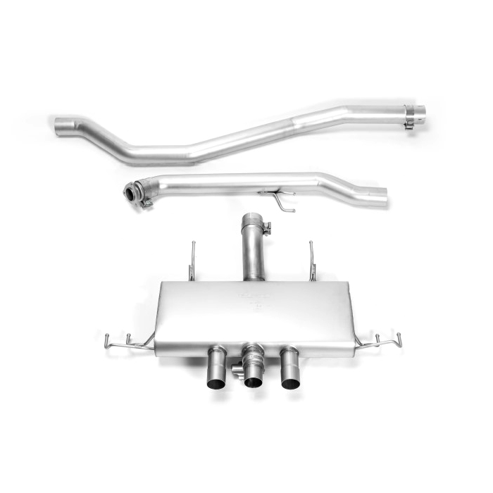 Scarico racing Remus a partire dal Downpipe per Honda Civic Type-R, FL5 2.0l 242kW 01/2023=> (K20C1, con FAP)