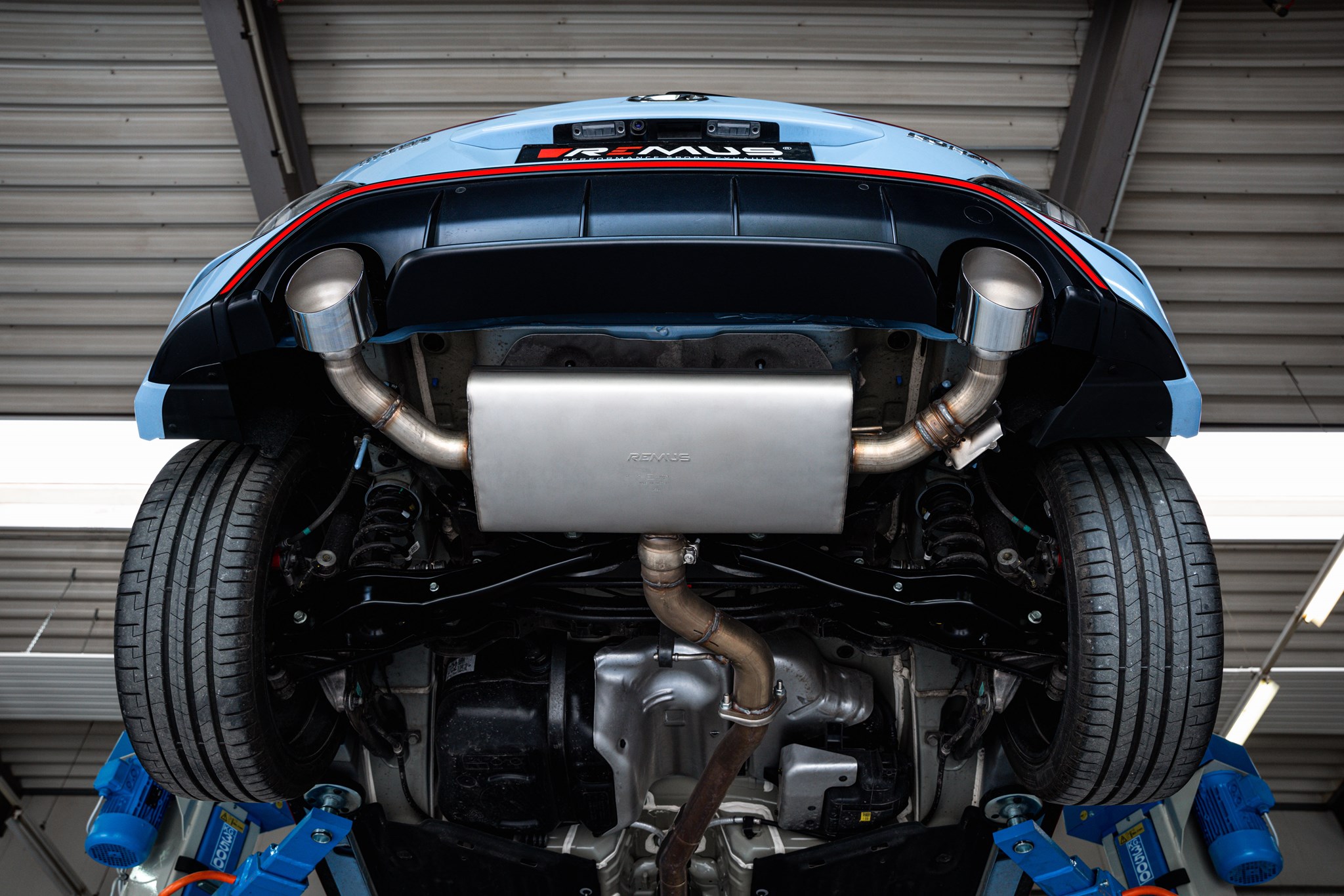 Scarico racing Remus a partire dal FAP per Hyundai Kona N, DCT 2.0l T-GDI 206kW 07/2021=> (G4KH, con FAP)