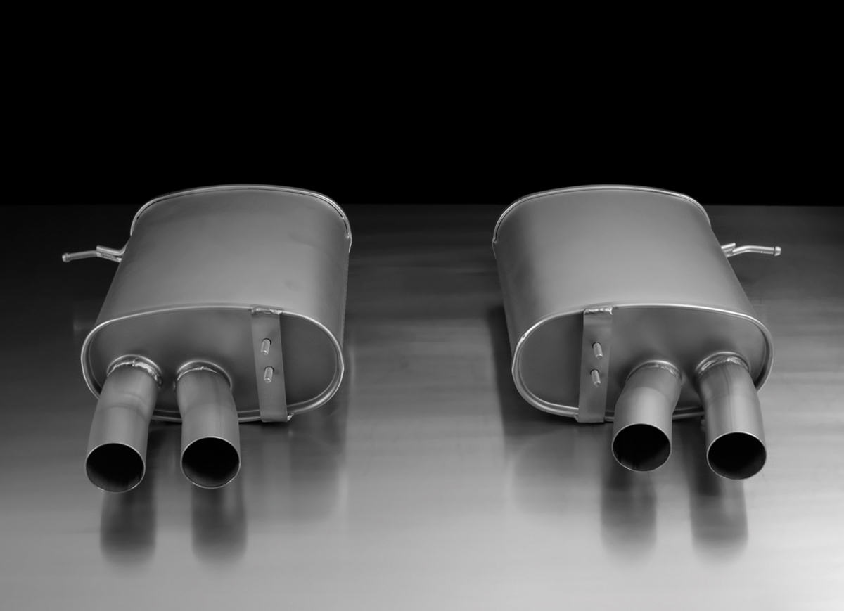 Scarico racing destro e scarico racing sinistro Remus per BMW 3 Series E90, Sedan 3.0l, 335i(x) 225kW (N54) 2006=>2009