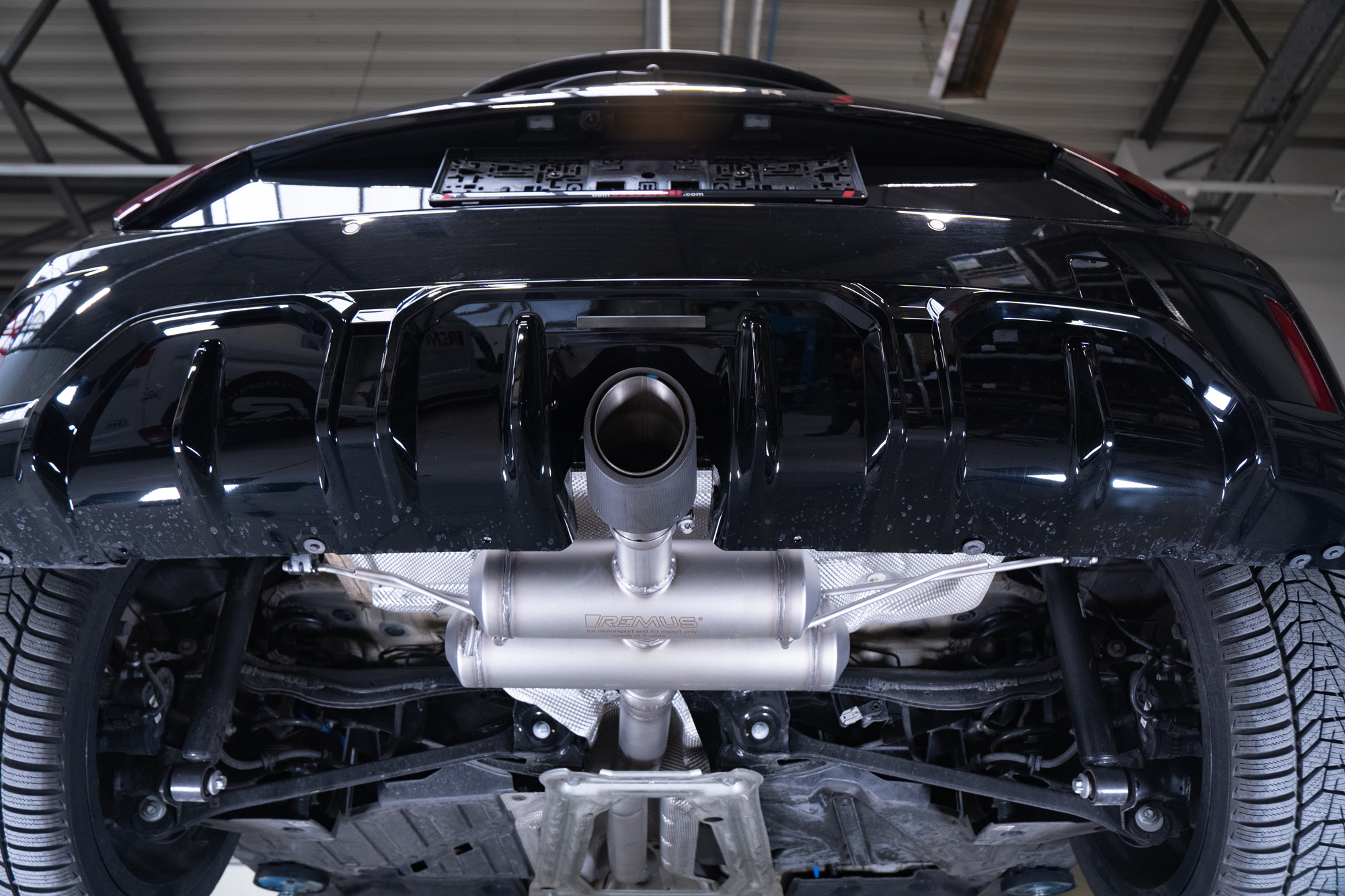 Sistema di scarico racing Remus a partire dal FAP per MINI Typ(e) F66 2.0l Turbo 150kW 2024=> (B48A, con FAP)