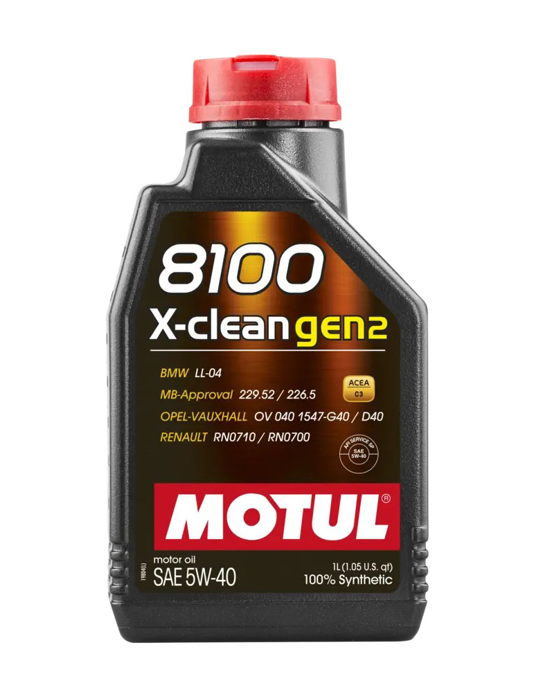 Olio Motore Motul 8100 X-CLEAN GEN2 5W-40W 1L