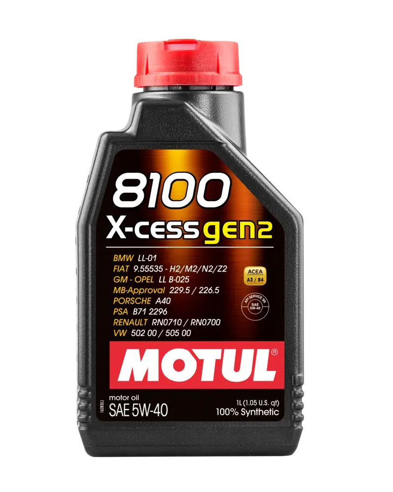 Olio Motore Motul 8100 X-CESS GEN2 5W-40W 1L