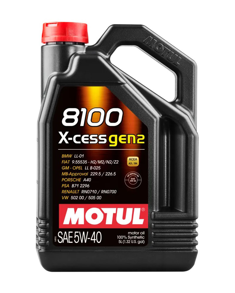 Olio Motore Motul 8100 X-CESS GEN2 5W-40W 5L