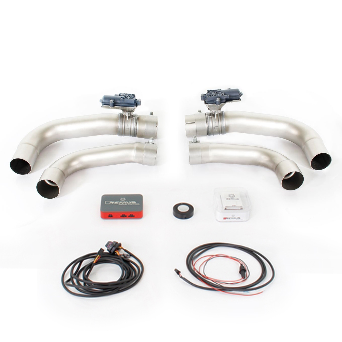 Set tubi di uscita Remus 028017 1610 per Alfa Romeo Giulia Quadrifoglio, type 952, 2.9 V6 QV 375 kW 05/2016=>