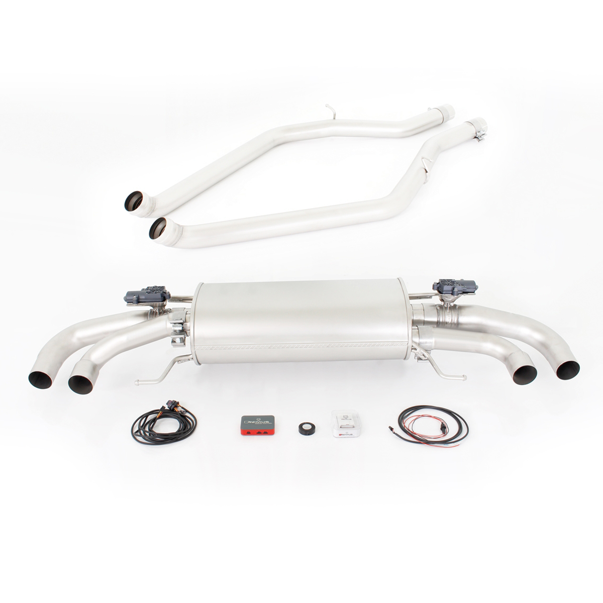 Scarico sportivo omologato Remus con sistema valvola racing per Alfa Romeo Giulia Quadrifoglio, type 952, 2.9 V6 QV 375 kW 05/2016=>